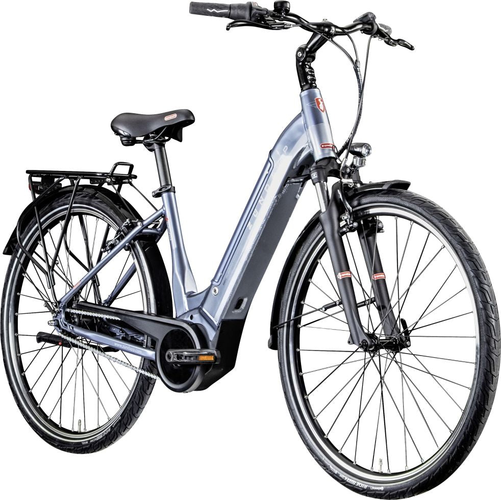 Zündapp E-Bike City Z909 28 Zoll 7-Gang 400 Wh grau – Top City-Rad